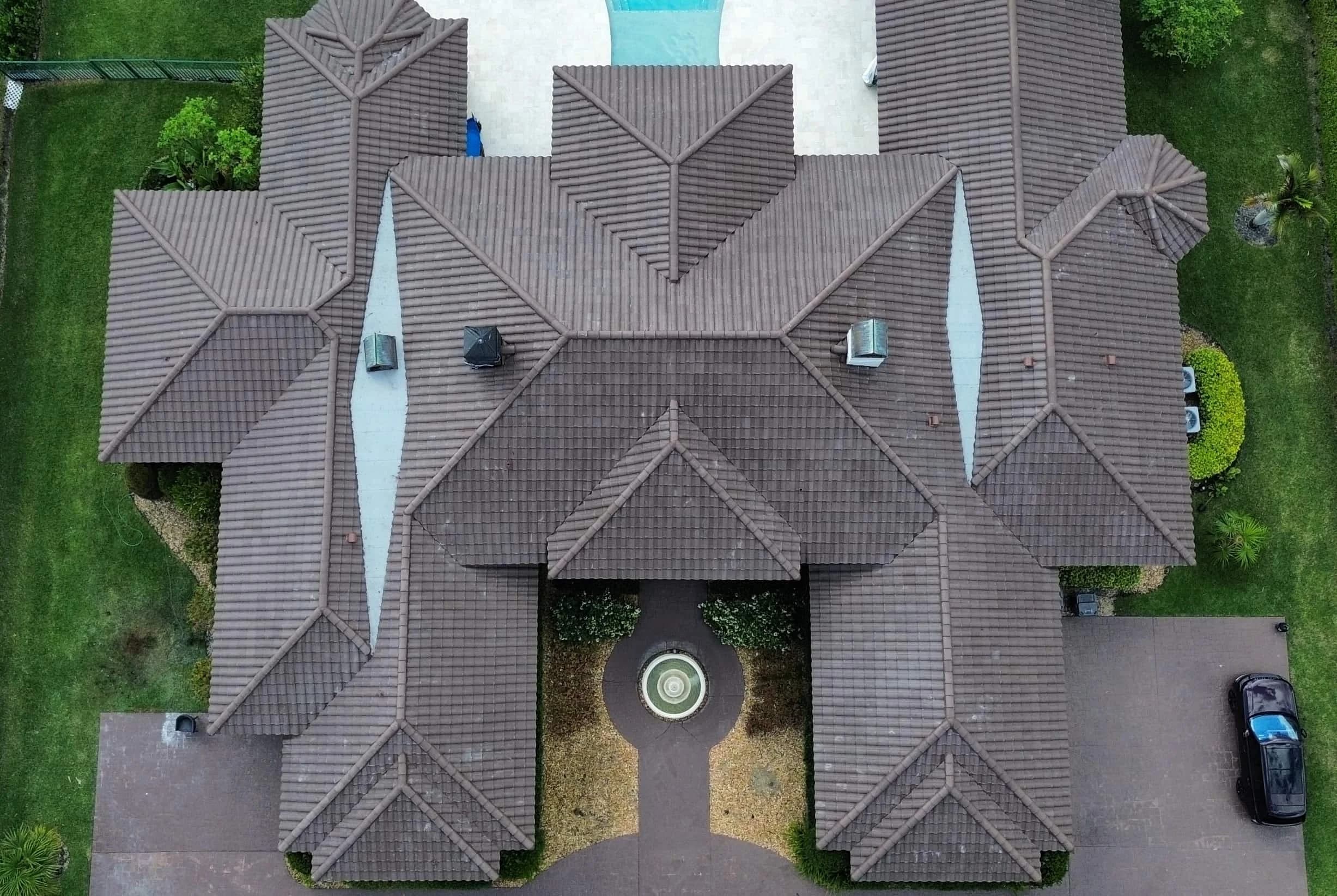 Mansion roofing project